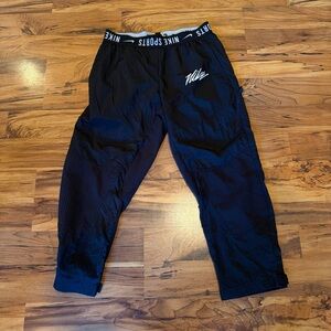 Nike Black Track Pants / 3/4 length